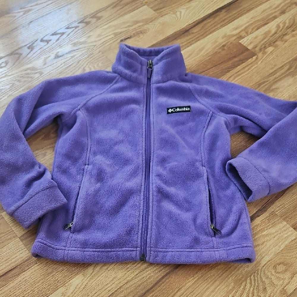 Columbia Violet Full-Zip Fleece Jacket